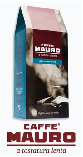 קפה מאורו נטול - 500 גרם פולים Mauro Decaffeinato