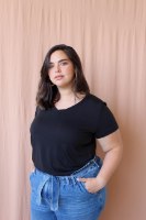 חולצת T SHIRT בילי שחור