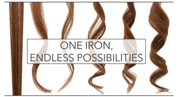 מחליק ומסלסל שיער מקצועי