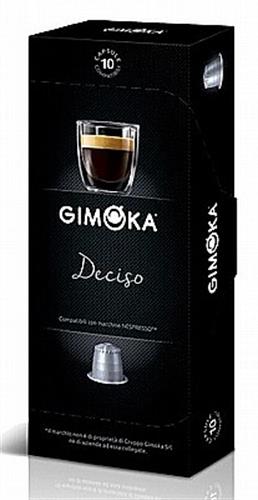 100 קפסולות גימוקה תואם (נספרסו gimoka Deciso (Nespresso