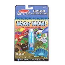 חוברת טוש המים - דינוזאורים מליסה ודאג