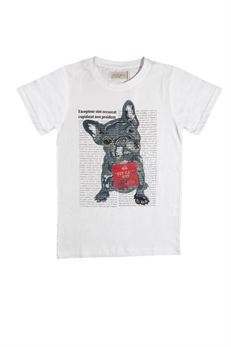 חולצת כלב לבנה