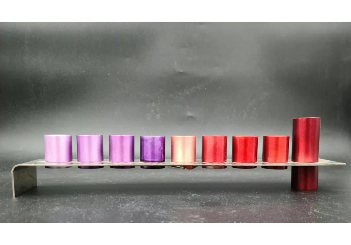 חנוכייה דגם "בת מצווה"