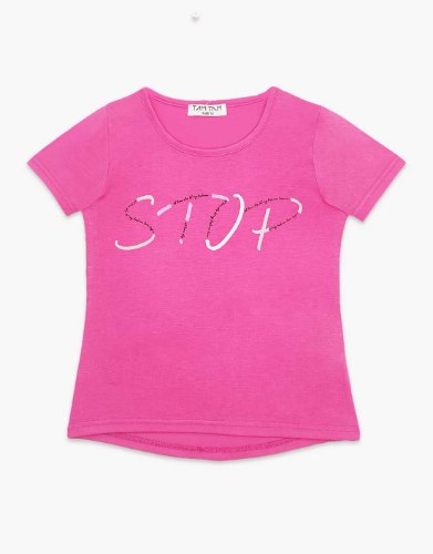 חולצה בנות טריקו מעוצבת STOP