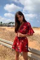 אוברול מעטפת לורי פרחוני