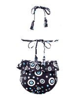 ביקיני עין כחולה שחור VIEW - מידות 2-16 שנים