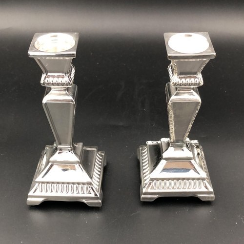 פמוטים מכסף טהור 925 עבודת יד דגם רקוע