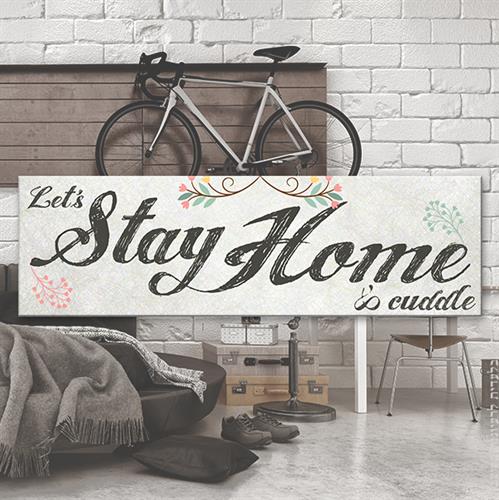 שלט "Home & Cuddle"