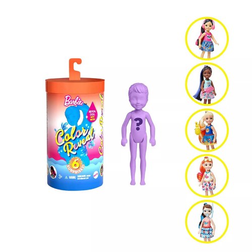 בובת ברבי צ’לסי מחליפה צבעים