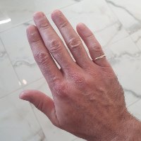 טבעת נישואין חלקה מעוגלת בזהב 14 קרט- דגם WR203