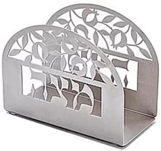 מעמד מצה נירוסטה-מגזרת רימונים