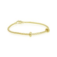 צמיד זהב מיוחד וגמיש עם צ'ארמס