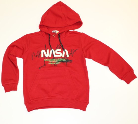 קפוצ'ון בנים מעוצב NS אדום