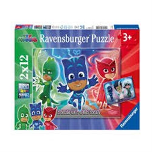 2 פאזלים 12 חלקים - כוח פיג'יי