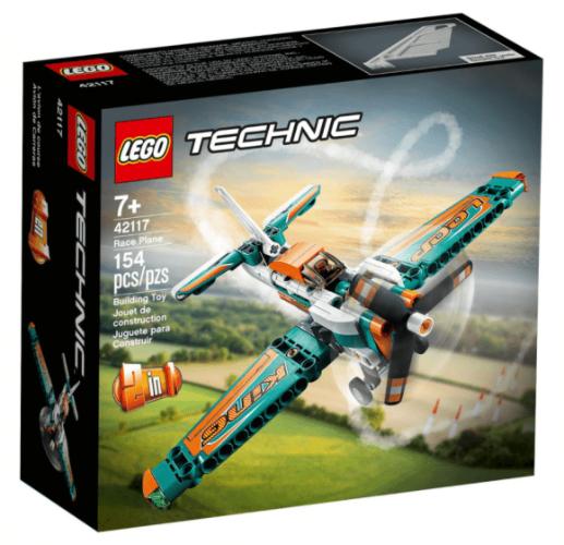 לגו טכני מטוס מירוץ