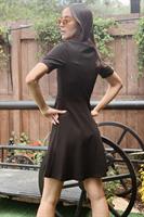 שמלת קלוש זואי שחורה