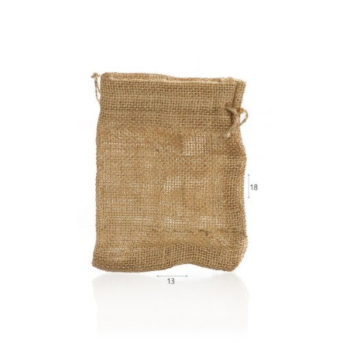 סט 8 שקיות מבד יוטה 13*18