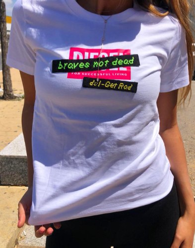 טי שרט DIESEL צבע לבן