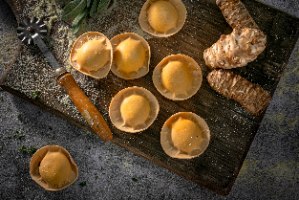 רביולי ארטישוק ירושלמי וכמהין 400 גר'