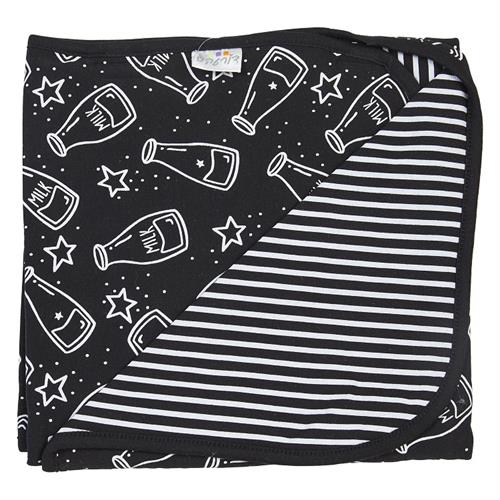 שמיכה בקבוקי חלב שחור