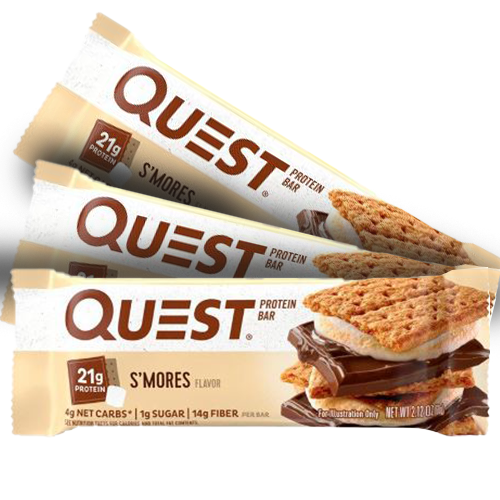 3 חטיפי חלבון סמורס,  קווסט