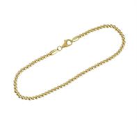 צמיד זהב כדורי לאישה או נערה מגיע ב 3 צבעים לבחירה