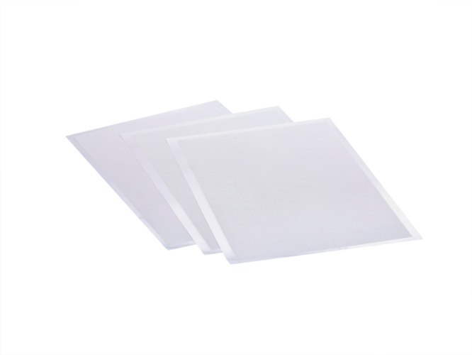 דף גיטרה 100 יח' שקף PE ריקים 33X43