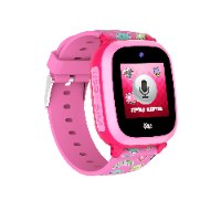 ONE KidiWatch - שעון טלפון חכם דגם וואן  בצבע ורוד עם SIM לילדים, GPS ושתי מצלמות