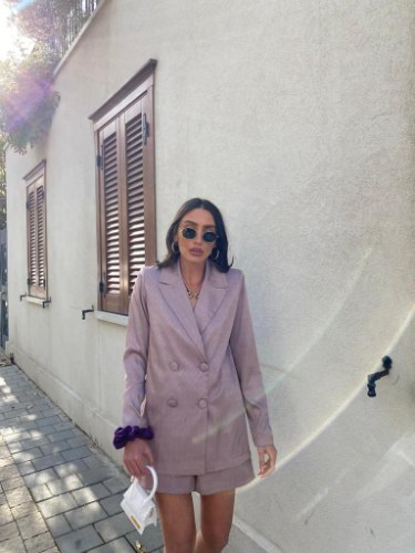 חליפת סילבי ורוד עתיק