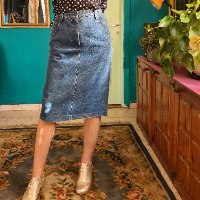 חצאית ג'ינס אורך מידי מידה XL