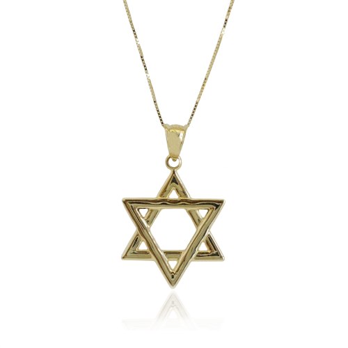 שרשרת ותליון זהב מגן דוד