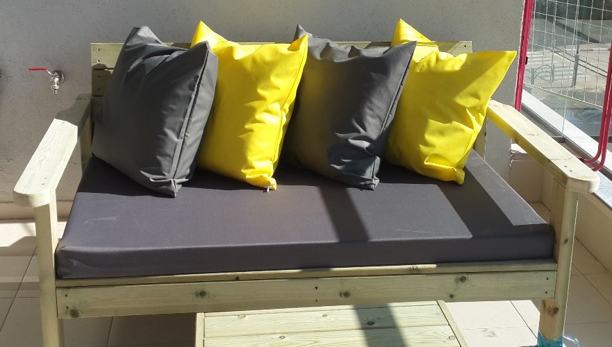 מזרן ספוג זוגי 130*50 לפינת ישיבה