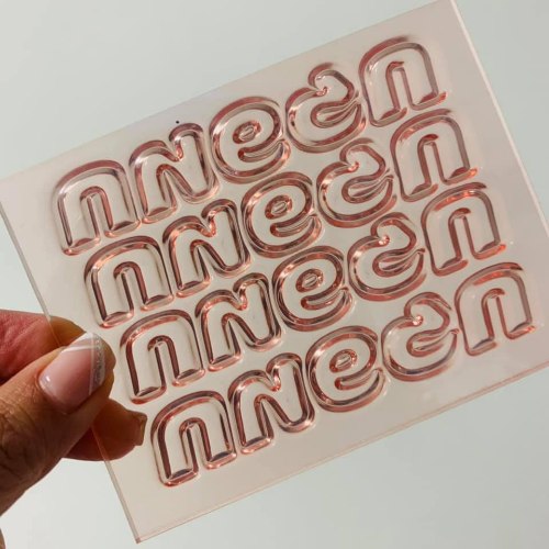 תבנית מולטי חג שמח גובה אות 1.5 - חג שמח  חדש מאתי דבש