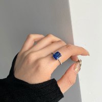 טבעת SANSY אבן כחולה