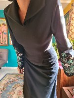 שמלת מקסי מלכותית מידה M