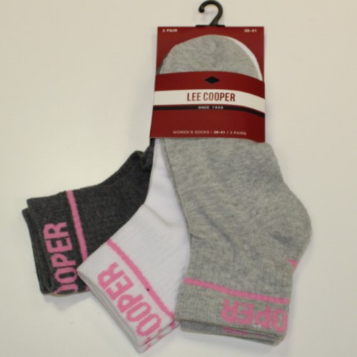 שלישיית גרבי חצי מגבת LC נשים