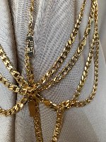 שרשרת גורמט פנצ'ר XL זהב