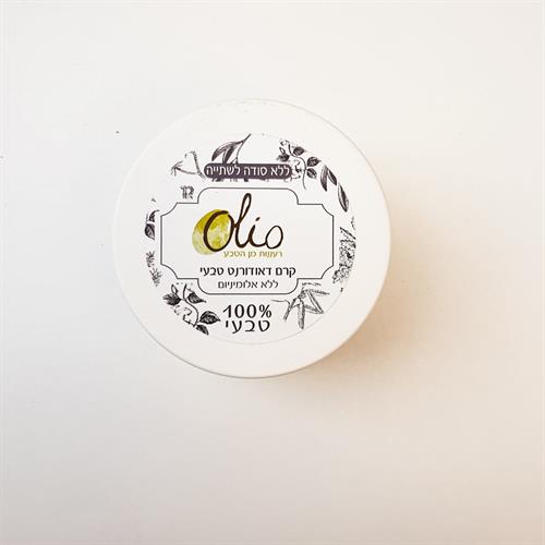 דאודורנט טבעי ללא סודה לשתיה וללא תוספת ריח