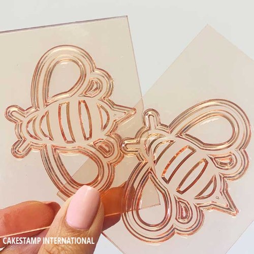 תבנית דבורה אחת לקישוט עוגות |דבורה ליצירה בצימקאו  ראש השנה חדש מאתי דבש