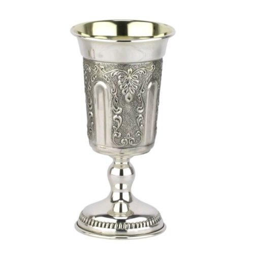 גביע קידוש מכסף טהור דגם זכריה פיורלה