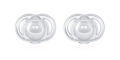 זוג מוצצים לשימוש יומי שקוף טומי טיפי Closer to Nature Newborn  0-2