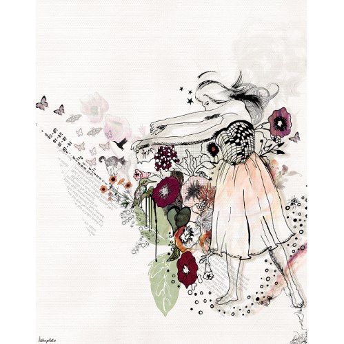 ציור של רקדנית 