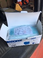 ארגז מסכות כירוגיות כחולות (סה"כ 2000 יח') כולל משלוח חינם!