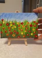 שדה  פרחים צבעוני