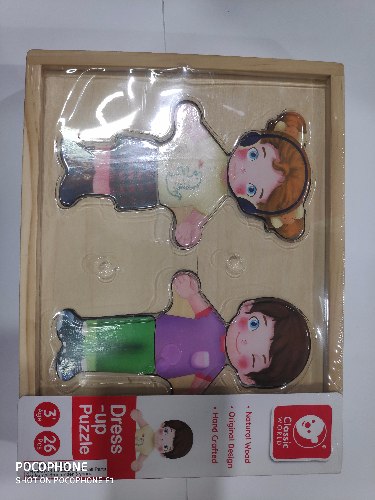 פאזל חלקי לבוש 26 חלקים