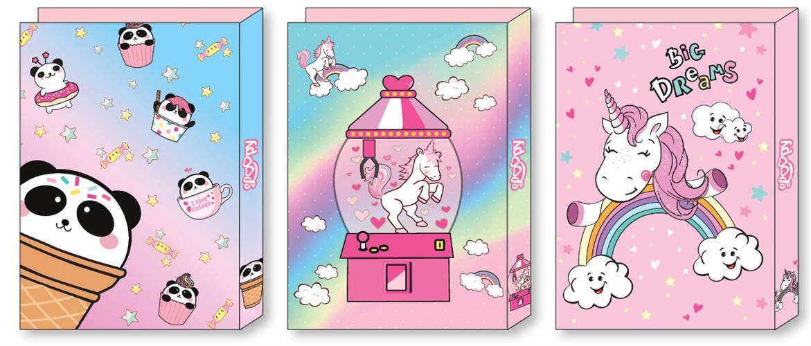 "LOOPY קלסר גב 4 ס""מ בנות"