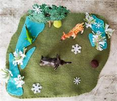 משטח משחק דו צדדי - ספארי