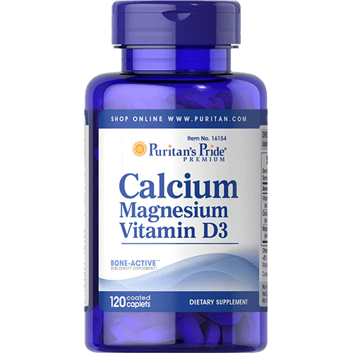 -- סידן ומגנזיום בתוספת ויטמין D3 -- מכיל 120 טבליות
