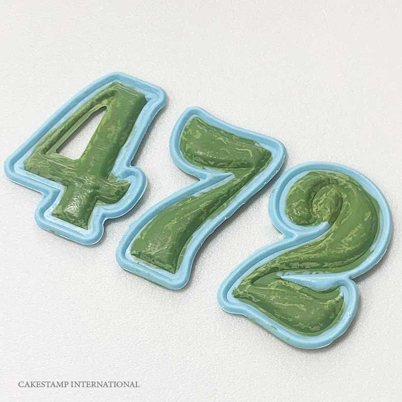 תבנית מספרים רומא 5 ס"מ| סט ספרות לעוגות ייום הולדת , תבנית שוקולד לעוגה , עוגת יום הולדת אתי דבש