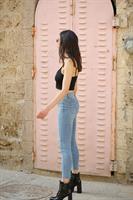 ג'ינס סקיני סאם גזור